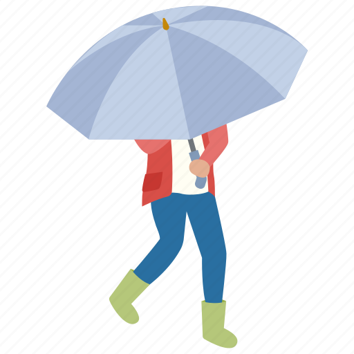 Brolly, day, rain, rainy, umbrella, walk, wet icon - Download on Iconfinder