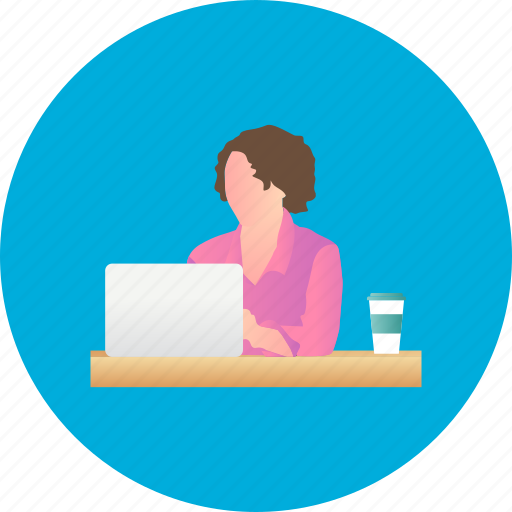 Business, career, design, people, women, working, writer icon - Download on Iconfinder