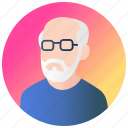 avatar, portrait, old man, old age, senior citizen