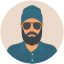 man, bearded, fashion, people, person, profile, glasses, winter 