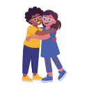 hugging, friend, best, friends, friendship, togetherness, happy