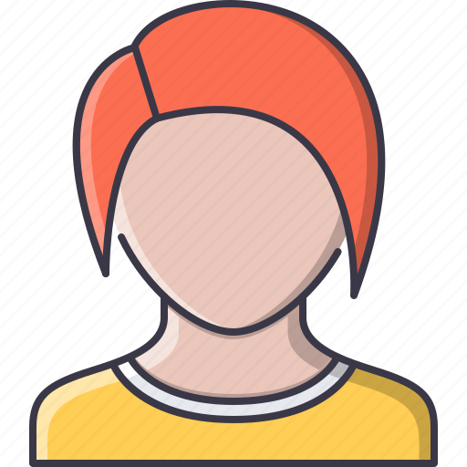 Bob, dress, female, hairstyle, people, style, woman icon - Download on Iconfinder