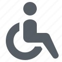 disabled, handicapped, people, wheelchair