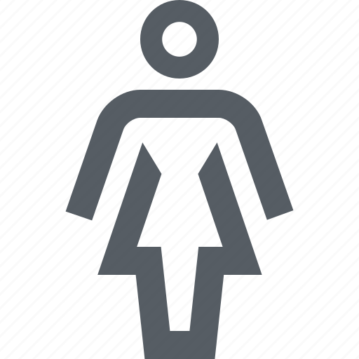 Female, people, sign, toilet, woman icon - Download on Iconfinder