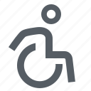 disabled, handicapped, people, wheelchair