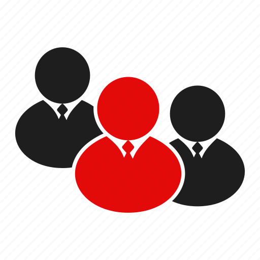 Contour, group, leader, man, people, person, silhouette icon - Download on Iconfinder