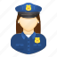 agent, career, cop, job, police, police officer, woman 