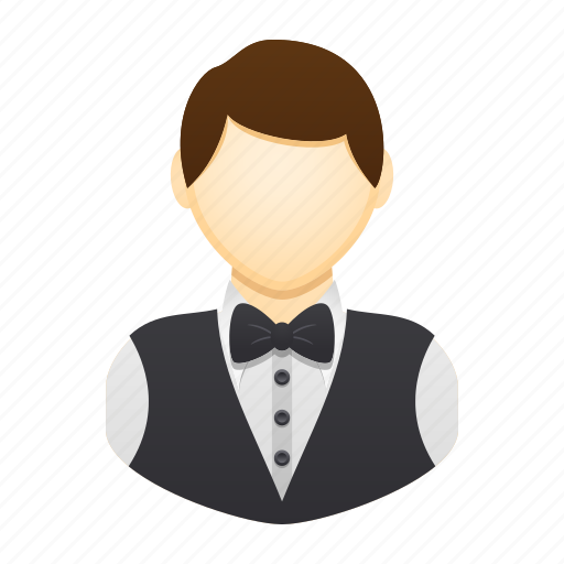 Casino dealer, croupier, dealer, job, man, people, waiter icon - Download on Iconfinder