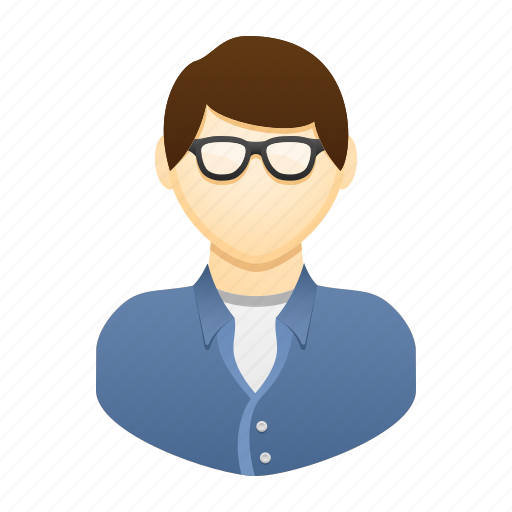 Accountant, avatar, glasses, hipster, job, man, programmer icon - Download on Iconfinder