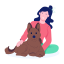 dog pet, companion, canine, petting, stroking 