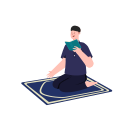 male, people, ramadan, activity, reading, book, quran, holy, education