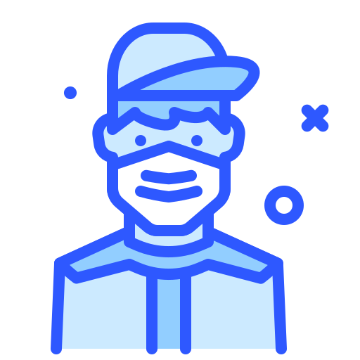 Man, mask12, avatar, virus, safety, profile icon - Free download