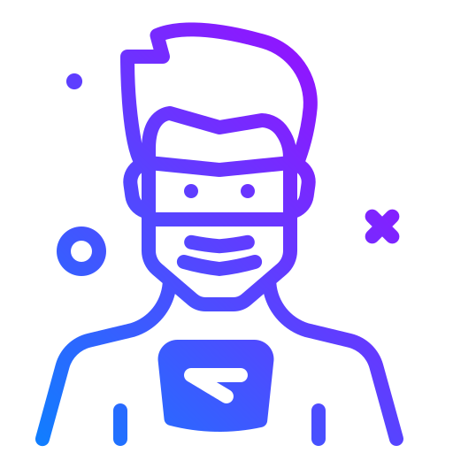 Man, mask19, avatar, virus, safety, profile icon - Free download