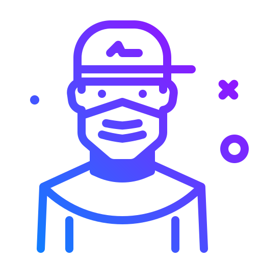 Man, mask2, avatar, virus, safety, profile icon - Free download