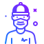man, mask4, avatar, virus, safety, profile 
