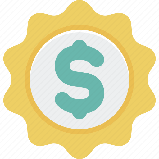 Badge, dollar, medal, currency, finance icon - Download on Iconfinder