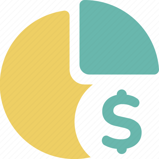 Chart, pie, simple, circle, dollar icon - Download on Iconfinder