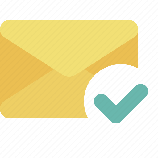 Envelope, check, mail, document icon - Download on Iconfinder