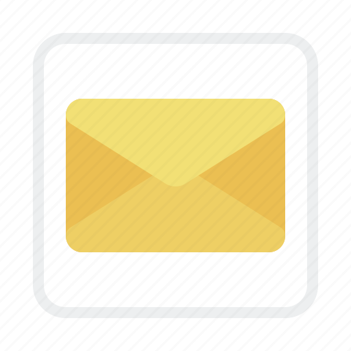Square, envelope, letter, inbox icon - Download on Iconfinder