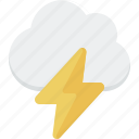 cloud, bolt, thunder, electricity, energy, weather
