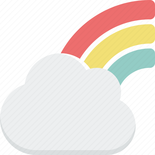 Cloud, rainbow, cloudy, forecast, weather icon - Download on Iconfinder