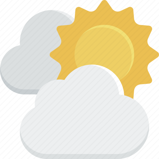Clouds, sun, sunny, nature, cloudy, weather icon - Download on Iconfinder