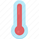 temperature, full, weather, hot, thermometer