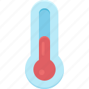 temperature, half, weather, thermometer