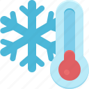 temperature, snow, weather, thermometer, cold, christmas, winter