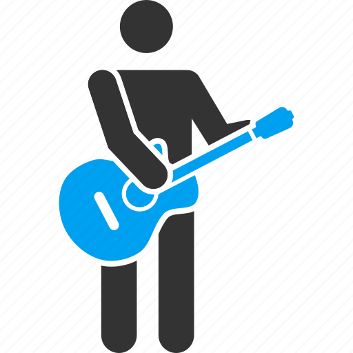 Guitarist, band, entertainment, guitar, musician, rock, performance icon - Download on Iconfinder