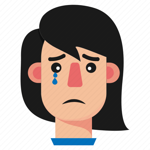Cry, emoticon, face, person icon - Download on Iconfinder