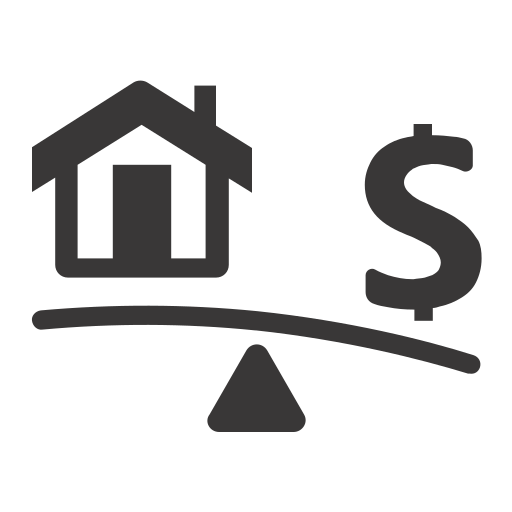 Debt, home mortgage, loan, real estate icon - Download on Iconfinder