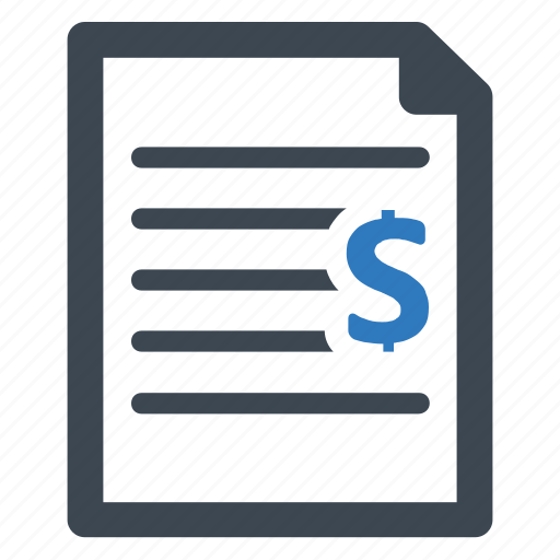 Bill, financial report, invoice icon - Download on Iconfinder