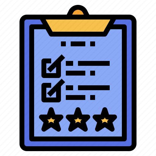 Rating, estimation, clipboard, assessment, review icon - Download on Iconfinder