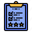 rating, estimation, clipboard, assessment, review 