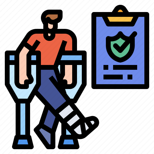Broken, accident, disability, insurance, leg icon - Download on Iconfinder