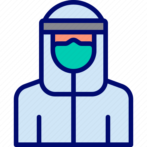 Hazmat, medical, safety, suit, virus icon - Download on Iconfinder