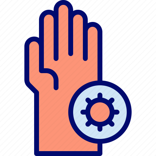 Dirty, hand, infection, protection, virus icon - Download on Iconfinder