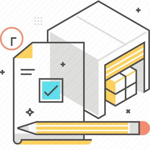 Boxes, contract, now, pencil, reserve, space, storage icon - Download on Iconfinder
