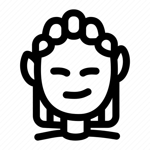 Cornrows, person, persona, personas, smile icon - Download on Iconfinder