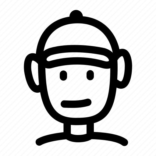 Face, hair, hat, person, persona, personas, smile icon - Download on Iconfinder