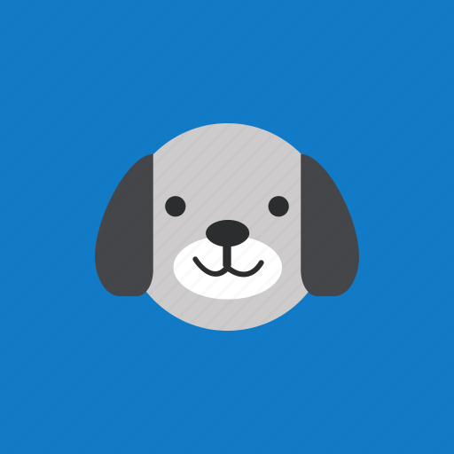 Pet, animal, dog, head icon - Download on Iconfinder