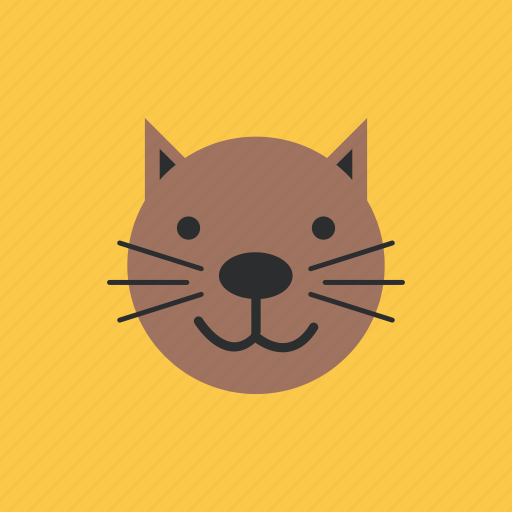 Pet, animal, cat, head icon - Download on Iconfinder