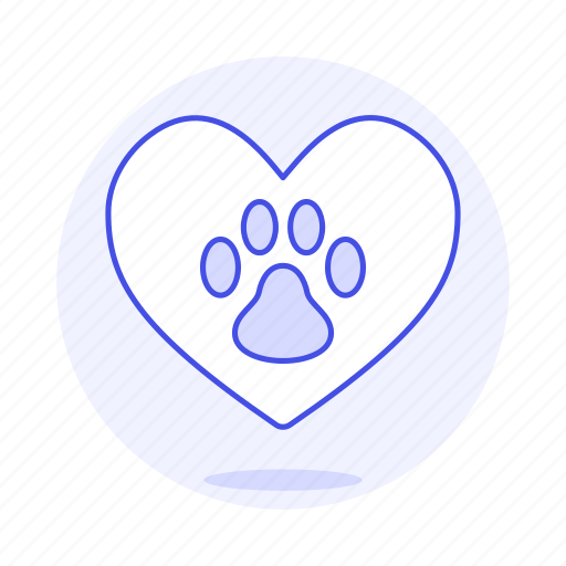 Animal, cat, dog, emoji, footprint, heart, love icon - Download on Iconfinder