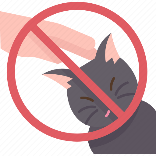 Cat, avoid, touching, animal, allergic icon - Download on Iconfinder