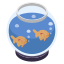bowl, fish pot, fish tank, goldfish, pet, sea animal, fish bowl 