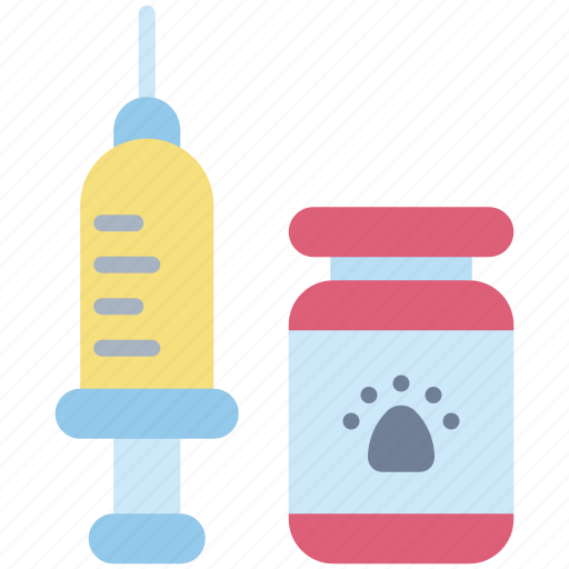 Vaccine, veterinary, medicine, syringes, drugs, bottle icon - Download on Iconfinder