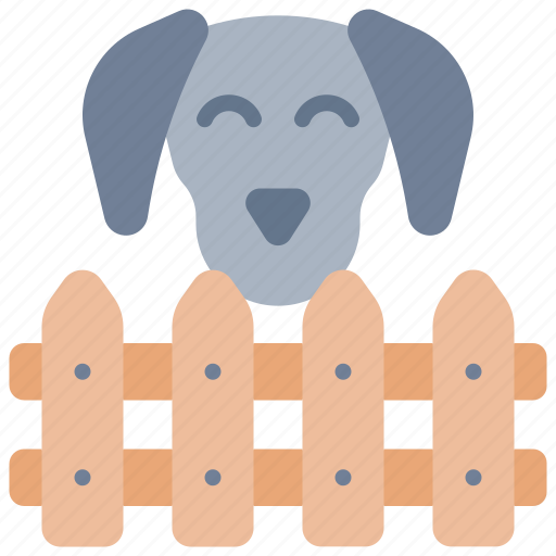 Fence, wooden, dog, animals, protection, security icon - Download on Iconfinder