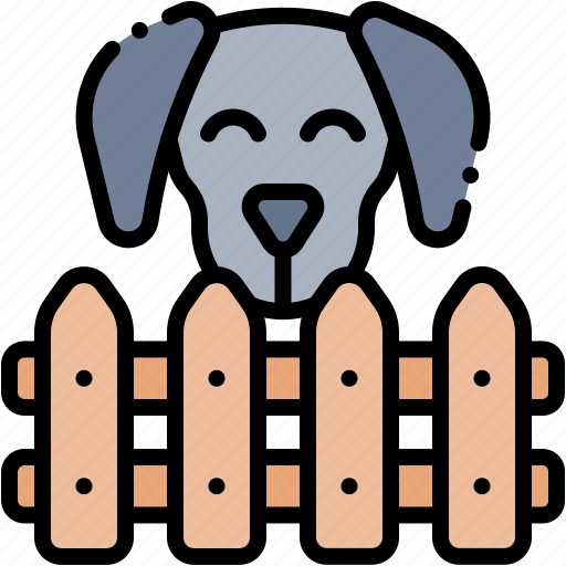 Fence, wooden, dog, animals, protection, security icon - Download on Iconfinder