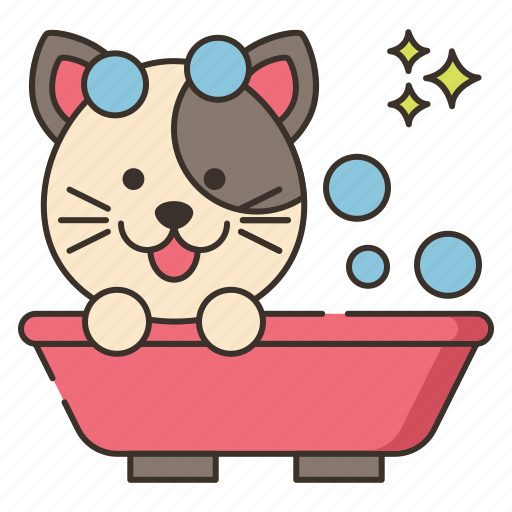 Animal, bath, cat, shower icon - Download on Iconfinder